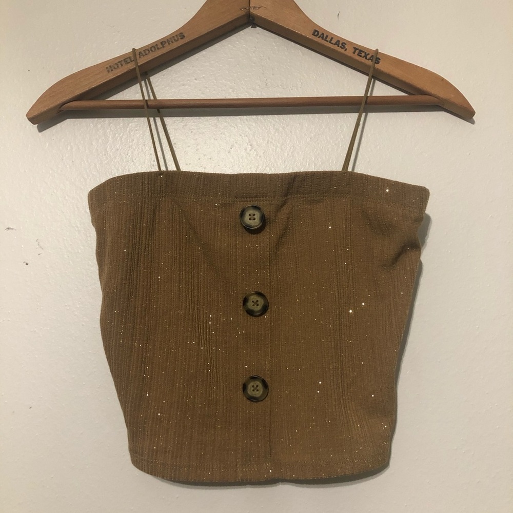 Olive Tree// Olive Sparkly Cami, tank, tube top